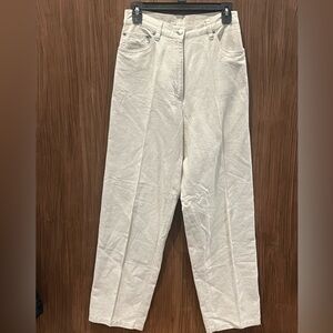 L.L. Bean Double L Wide Leg Linen Pants